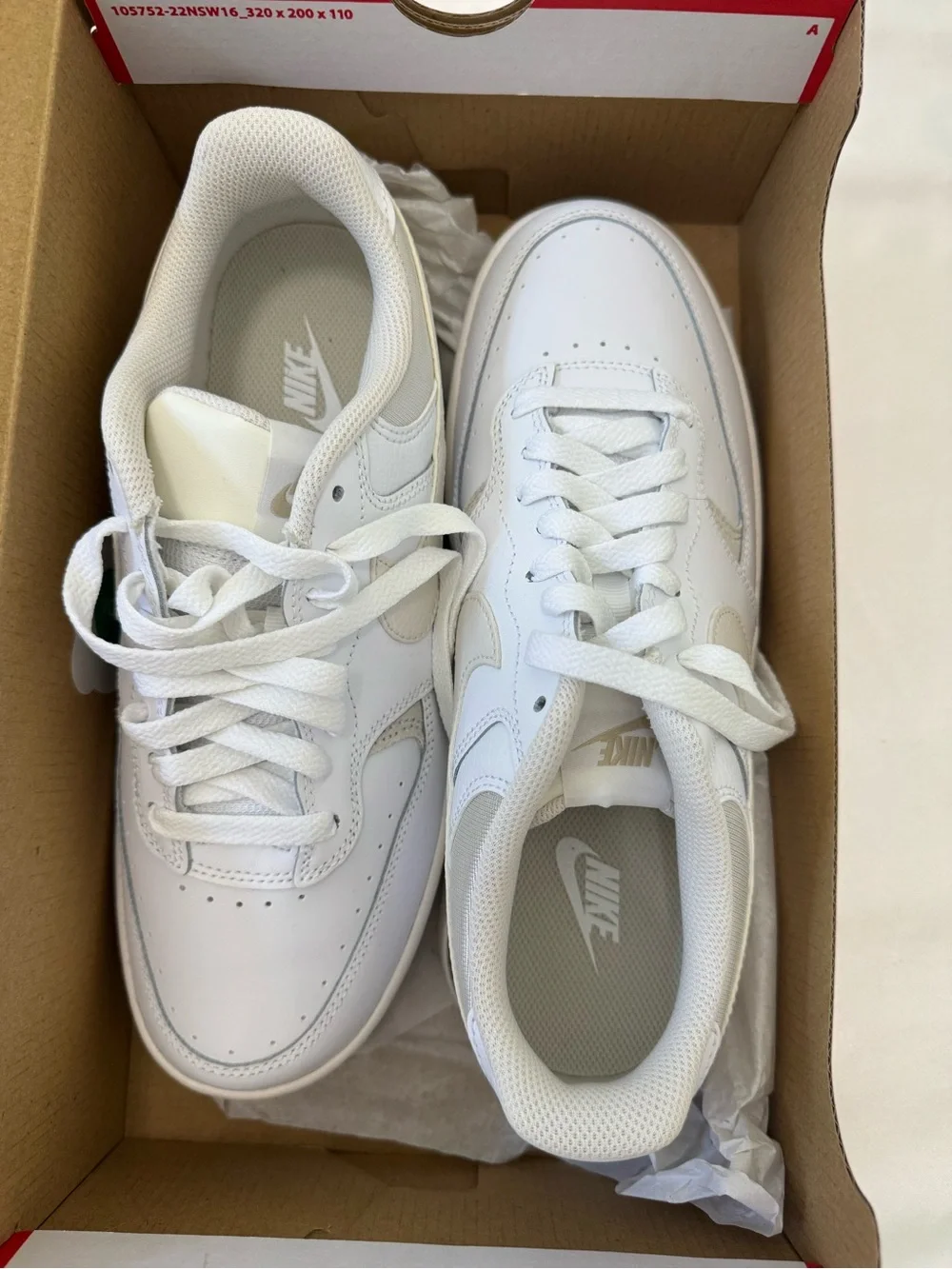 Brand New White Gamma Force Sneakers